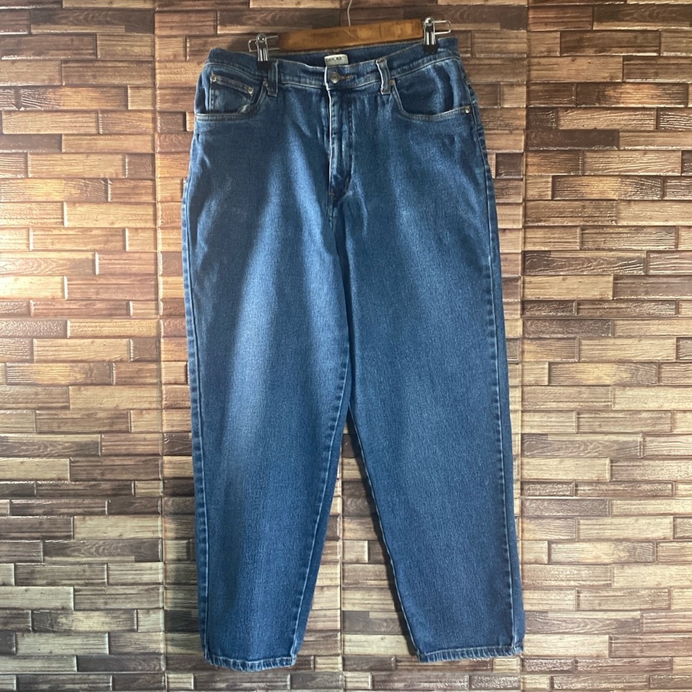Vintage 90s Cherokee Medium Wash 12 Ankle Womens High Rise Jeans